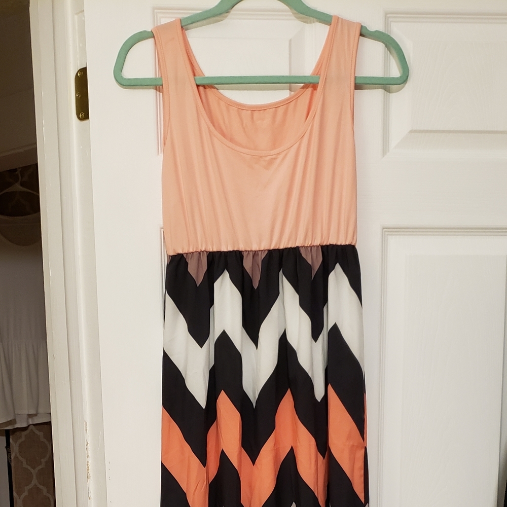 Maxi Chevron dress